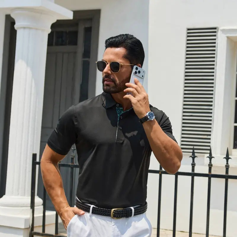 👔3-Pack Men's Polo Shirts