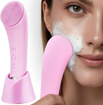 Heatable Vibrating Face Scrubber with Massage