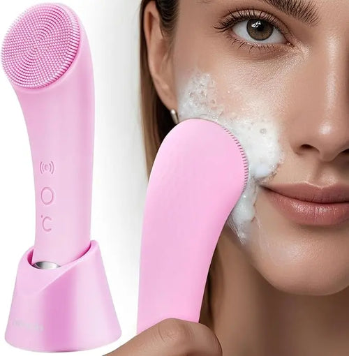 Heatable Vibrating Face Scrubber with Massage