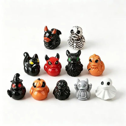 Mini Devil Ghost Skull Resin Ducks