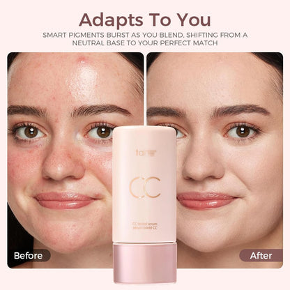 Summer skin essentials — — - CC color-correcting tinted serum + creaseless SPF 30 mineral setting powder
