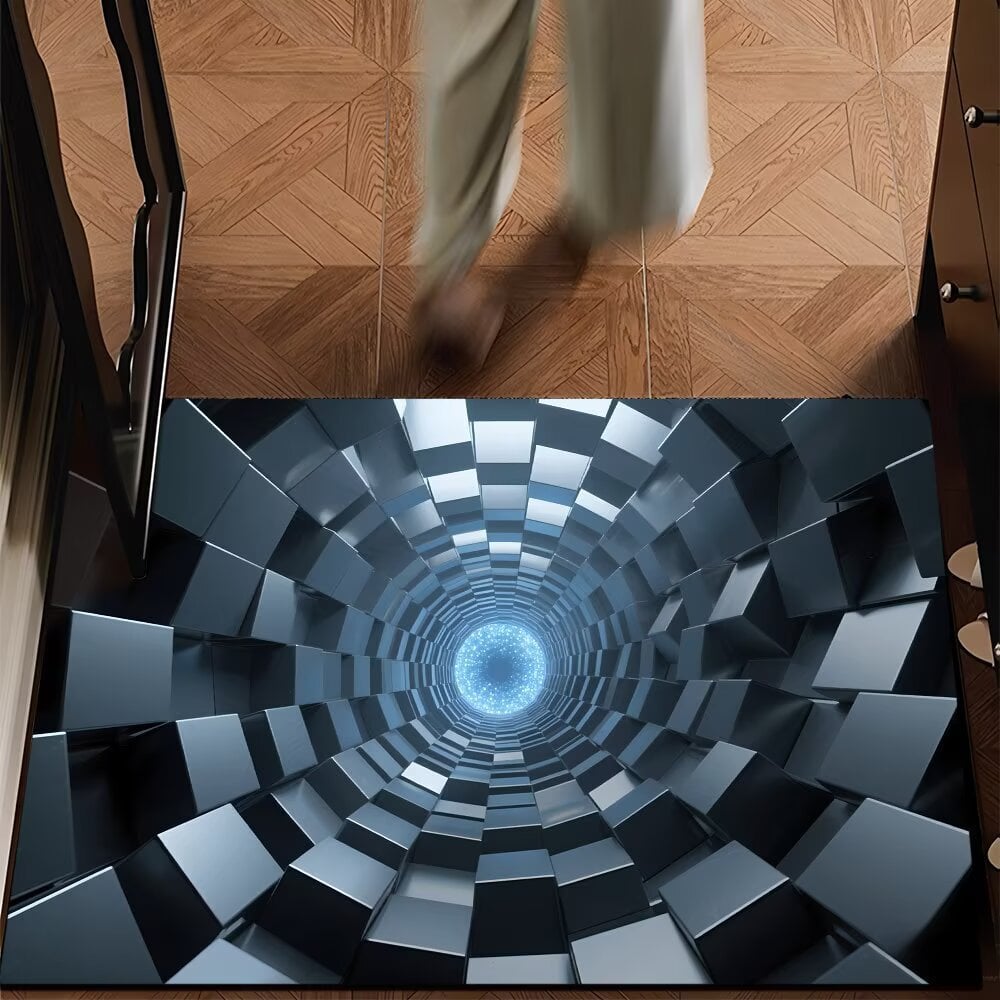 ✨Endless Abyss Illusion Doormat – Mind-Bending 3D Visual Effect