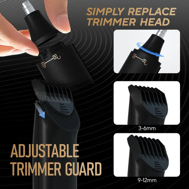 Electric Groin Hair Trimmer for Men,Nose Hair Trimmer