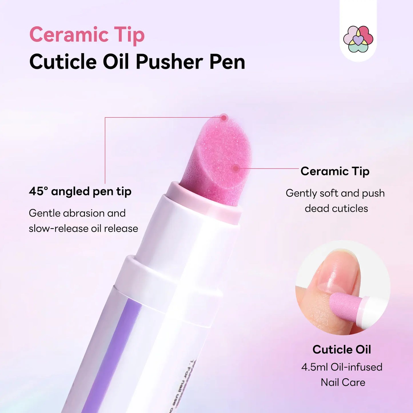 🔥Limited Time 49% OFF | Cuticle Remover Pen Set with Cuticle Oil, Portable Cuticle Softener for Home DIY & Professional Nail Salon Manicure