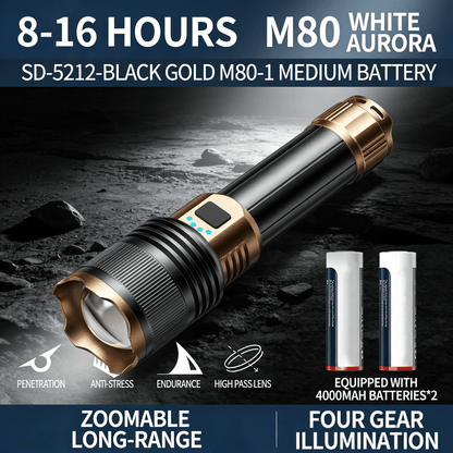 🔦Rechargeable Outdoor Long-Range Ultra-Bright Laser Flashlight