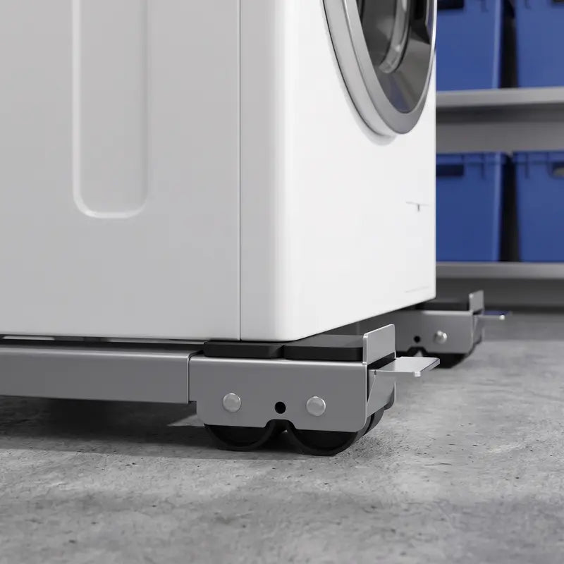 2-Pack Adjustable Telescopic Heavy Duty Metal Frame Appliance Moving Dolly