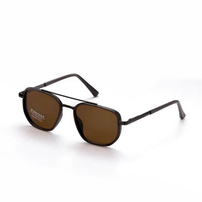 Fashion Geometric Double-Beam Sunglasses | 2026 Summer Trend | Lightweight Metal Frame | UV400