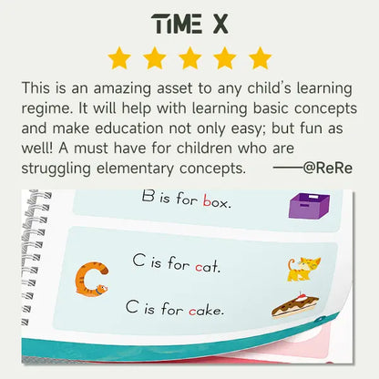 Reusable Grooved Handwriting Workbook for Kids