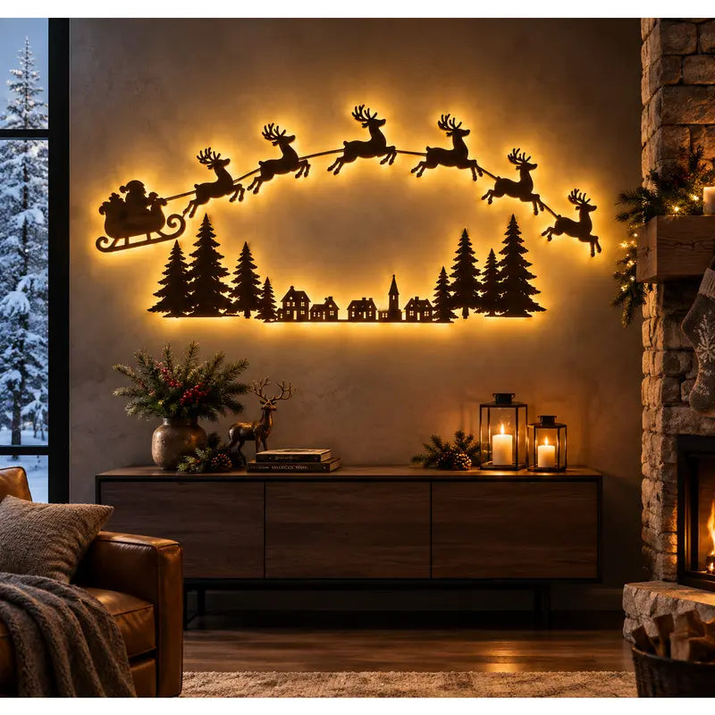 🎄Christmas Reindeer LED Wall Decor