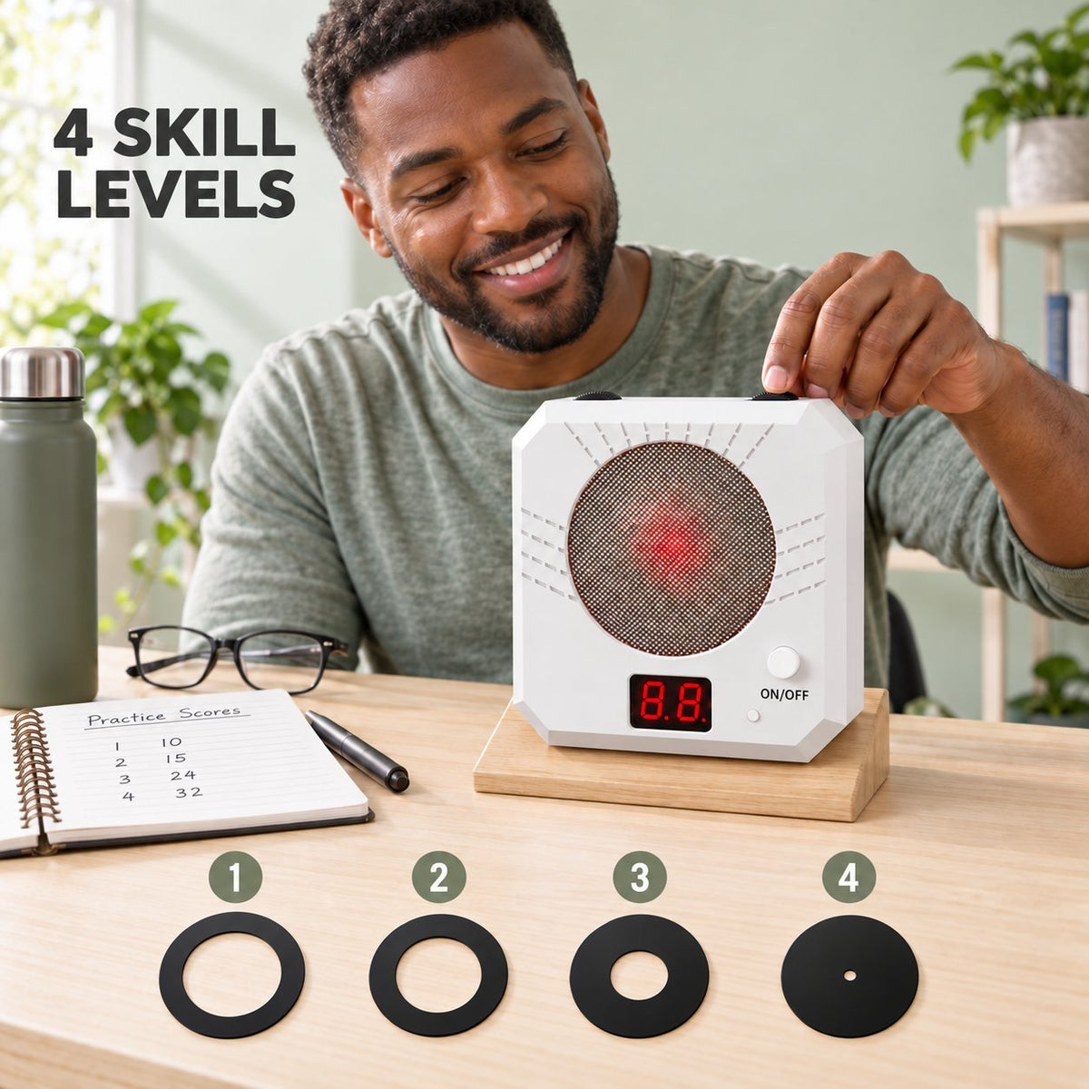 🔥 Limited-Time 49% OFF 🎯 Rechargeable Electronic Laser Training Target with Instant Hit Feedback & Magnetic Mount