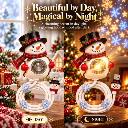 ⛄ Bring Home Holiday Magic — Snowman Christmas Projector Light With Festive Glow