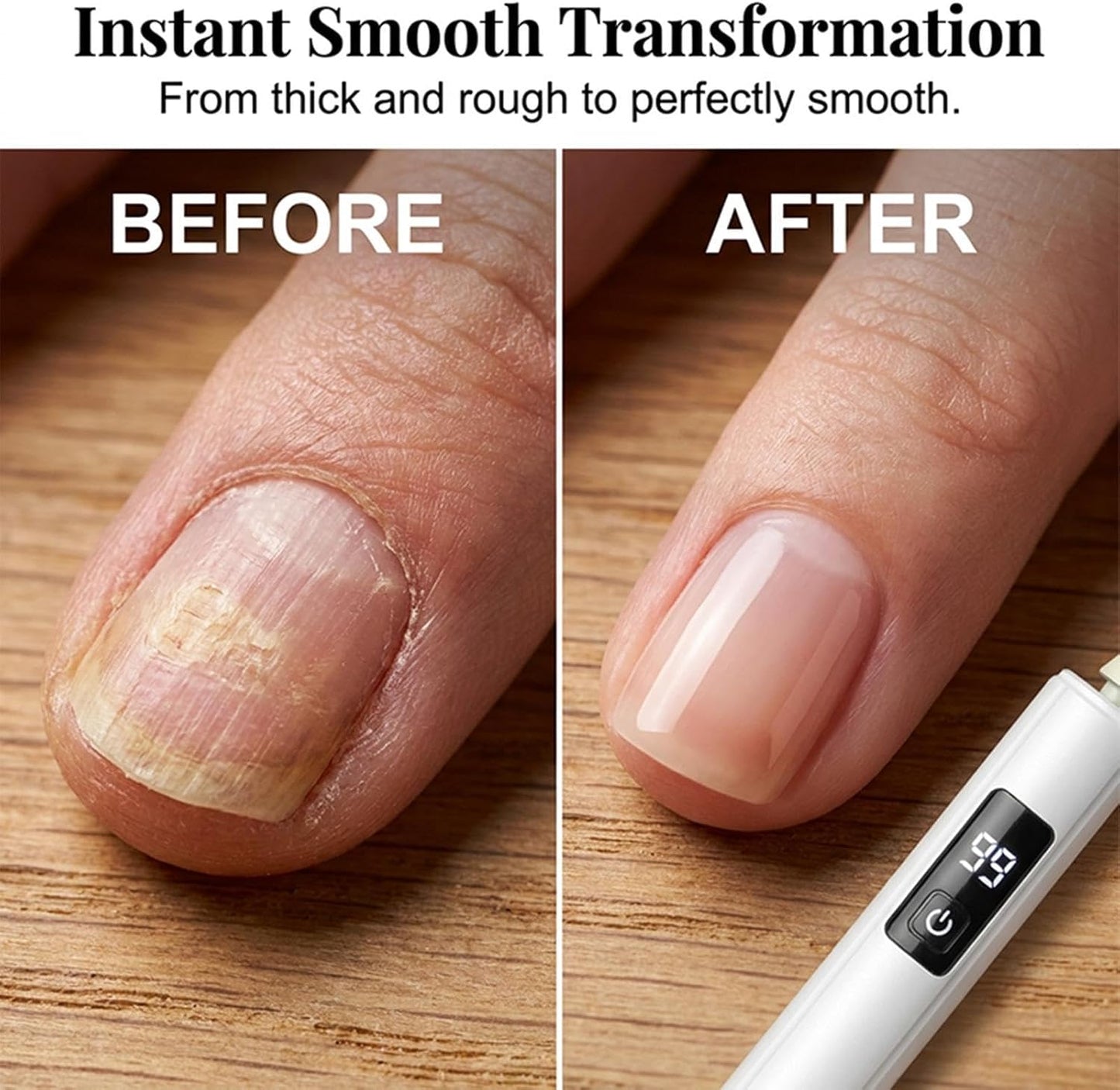 Professional Ultra-Safe LED Electric Nail Grinder