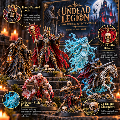 💀🏰 Undead Legion™ – 24-Day Dark Fantasy Figurine Advent Calendar