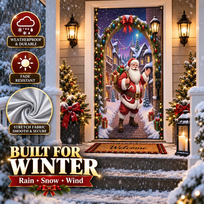 Magical Christmas Door Cover & Holiday Party Banner 🎄