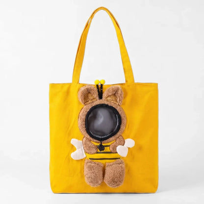 🐶🐱 Portable Pet Carrier Tote Bag – Comfortable Travel Bag for Dogs & Cats