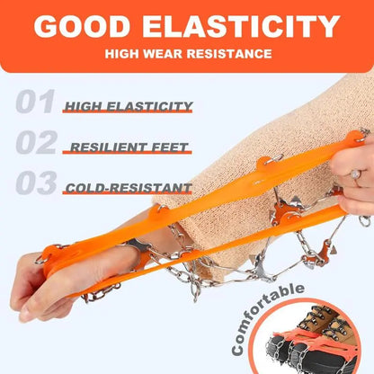 🧊 50% OFF Ice Cleats for Shoes – Anti-Slip Snow Grips for Winter Walking & Hiking