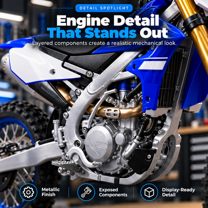 🏁 DIY Motocross Dirt Bike Model Kit 🏍️ Build Your Own Racing Legend!