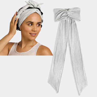 Heatless Hair Curler Headband Heather Gray