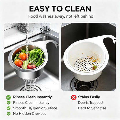 BUY 1 GET 1 FREE💧Stainless Steel Swan Sink Strainer Basket🦢💧