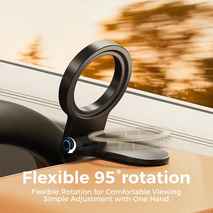 🚗 Magnetic Car Phone Mount – Strong Hold, 95° Adjustable Hands-Free Dashboard Holder