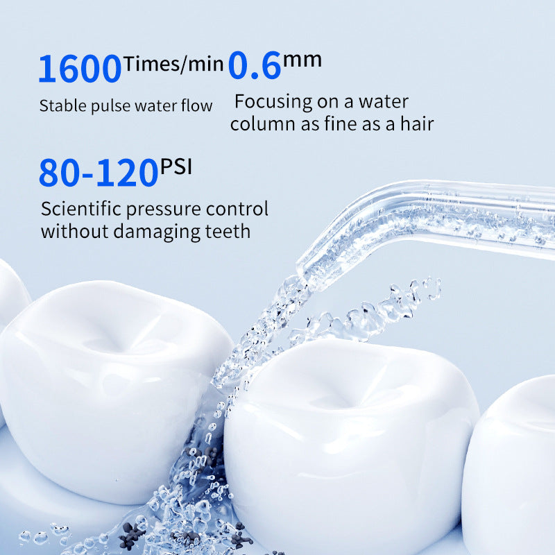 💦 50% OFF Cordless Water Flosser – Portable High-Pressure Oral Irrigator for Deep Cleaning