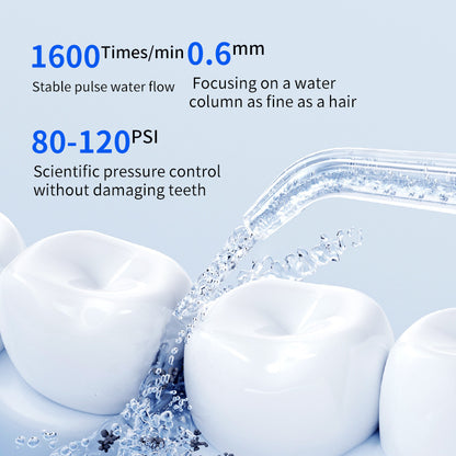 💦 50% OFF Cordless Water Flosser – Portable High-Pressure Oral Irrigator for Deep Cleaning