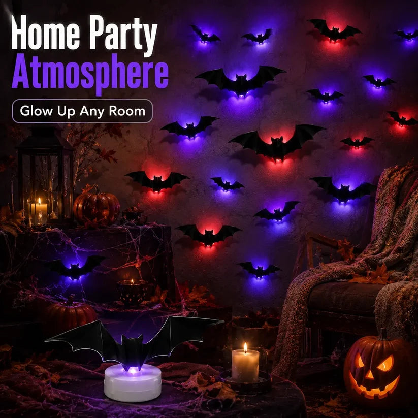 🔥Limited-Time🔥Halloween LED Flying Bat Decorations