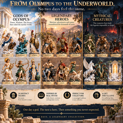 🏛️24 Days of Olympus – Gods, Heroes & Monsters Mythology Collection ⚡