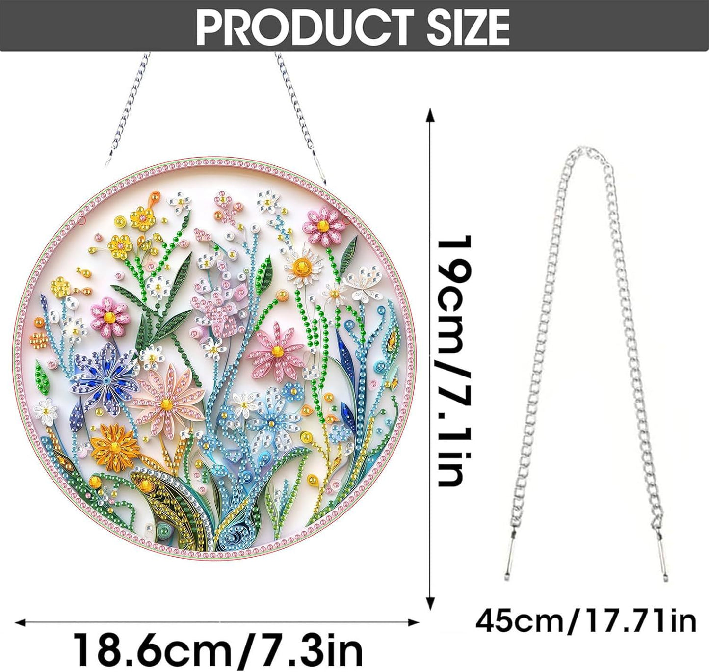 💥LAST DAY 49% OFF - Hummingbird Diamond Art Hanging Ornament Kit