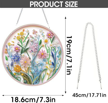 💥LAST DAY 49% OFF - Hummingbird Diamond Art Hanging Ornament Kit