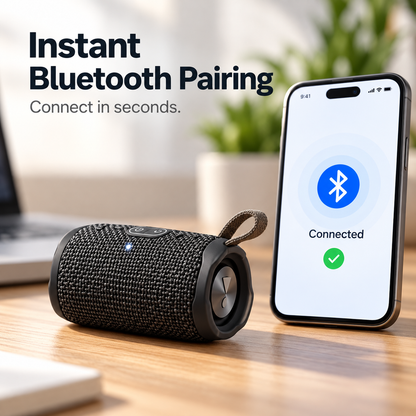 Mini Portable Bluetooth Speaker – Pocket-Size Wireless Audio for Everyday Adventures