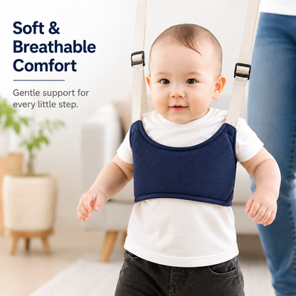 👶 Ergonomic Baby Walking Support Harness – Breathable Toddler First Steps Helper ✨