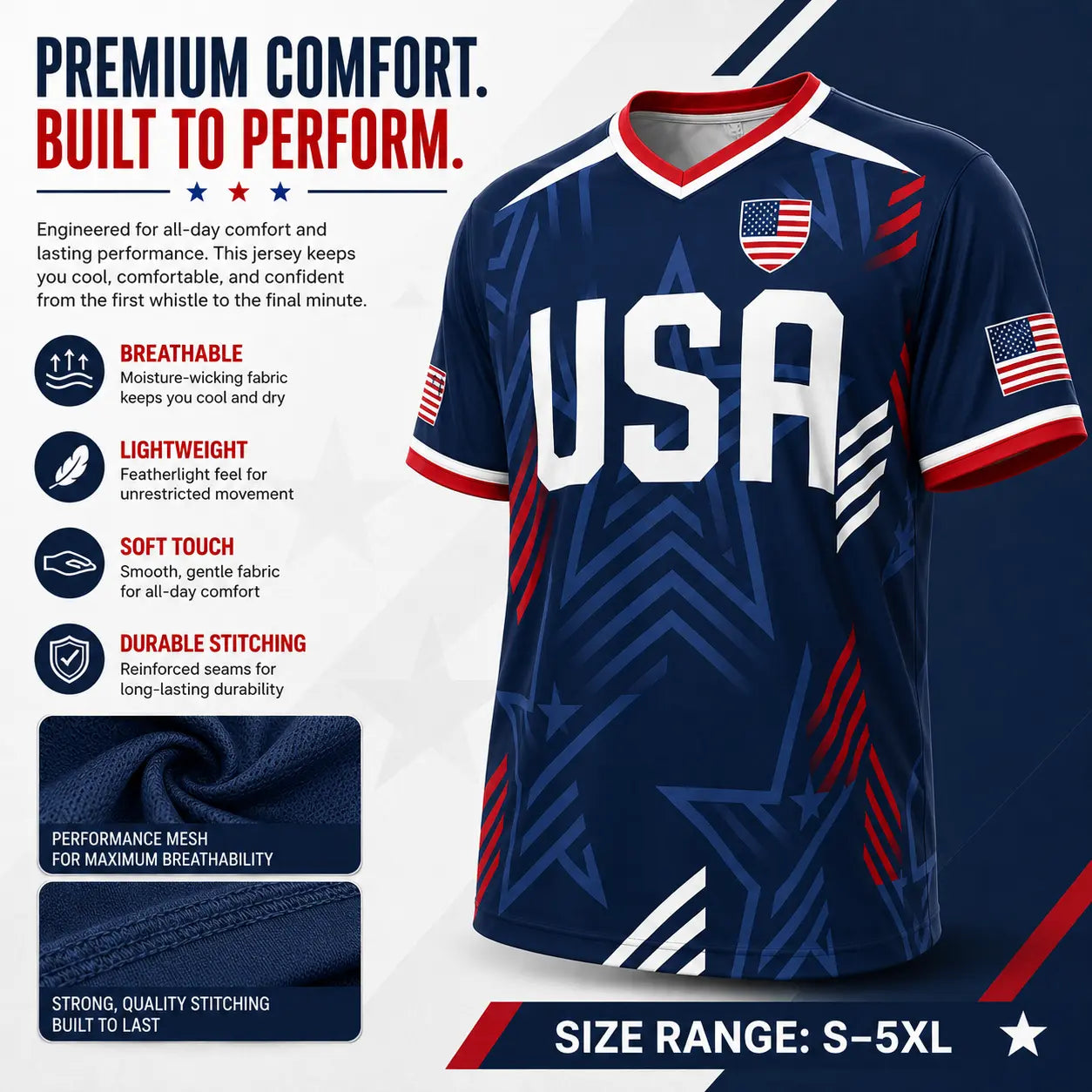 🇺🇸 America 250 Baseball Jersey – Celebrate 250 Years of Freedom | Limited 1776–2026 Edition