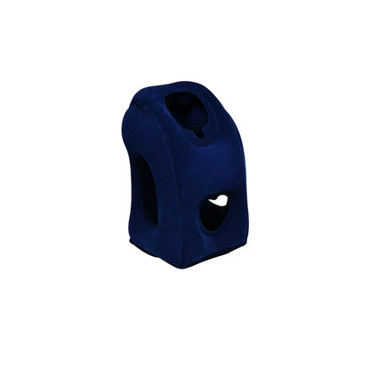 ✈️LIMITED-TIME 50% OFF!💨Inflatable Travel Pillow | 360° Support – Soft Flocking, Quick Inflate, Compact