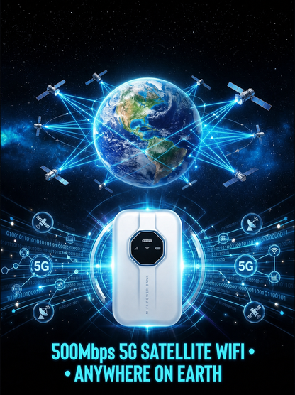 [Global Coverage, Free for Life] Boundless Portable Wi-Fi– 🛡️No SIM, No Contract, No Hidden Costs