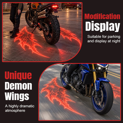 Motorcycle Devil Wing Ground Projection Lights (1 Pair)