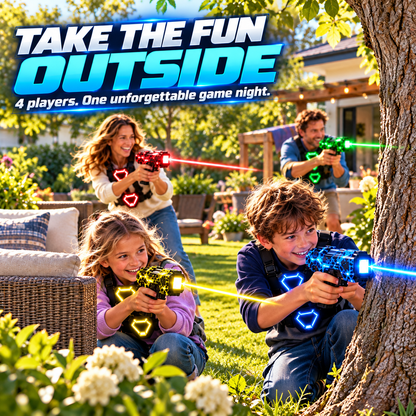 [Free Shipping] 🎮 Rechargeable Laser Tag Set for Kids & Families