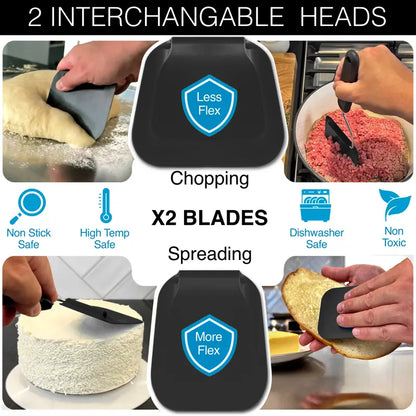 Spatula with adjustable angles