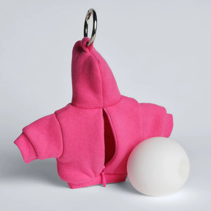 Comfrt | Hoodie Keychain | Miniature Stress Ball Hoodie Clip-On Keychain Charm