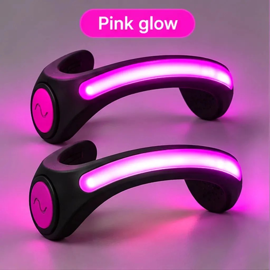 👟 LED Heel Lights for Shoes | Clip-On Running & Walking Visibility Lights, 5 Colors