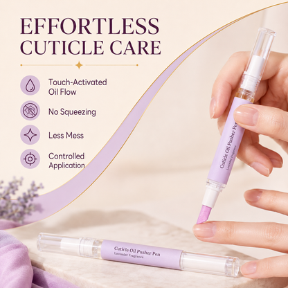 🔥Limited Time 50% OFF | Cuticle Remover Pen Set with Cuticle Oil, Portable Cuticle Softener for Home DIY & Professional Nail Salon Manicure