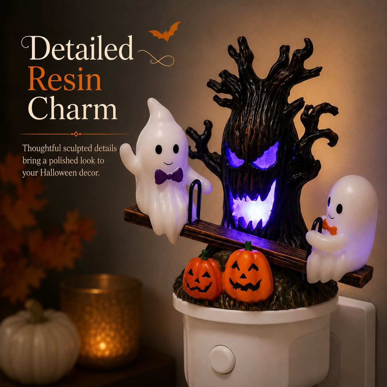 Halloween Early Bird Sale✨Cute Halloween Glow 👻Pumpkins & Glowing Spooky Tree
