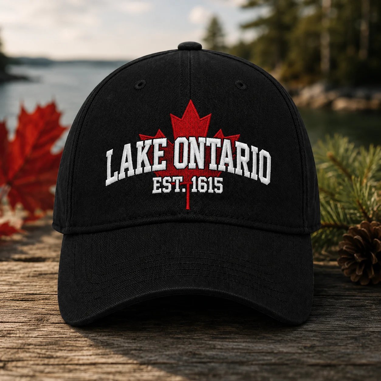 🔥LAST DAY 50% OFF - 🍁Lake Ontario Forever – Heritage Embroidered Cap