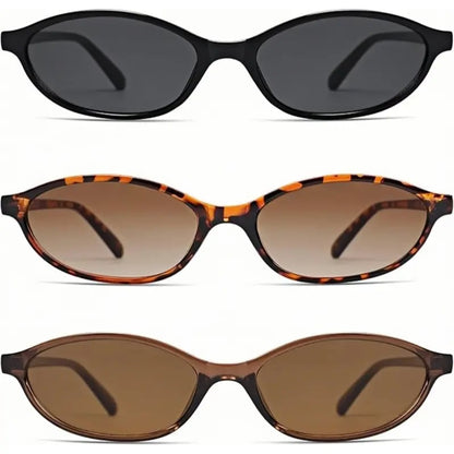 ✨👓〖Summer Turn Up〗3 PCS Retro Oval Sunglasses for Women(🔥Buy 2 Get EXTRA  10% OFF)