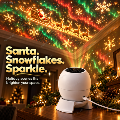 🎄 Christmas Wonderland Projector Light – Bring Santa’s Magic to Your Walls & Ceiling ✨
