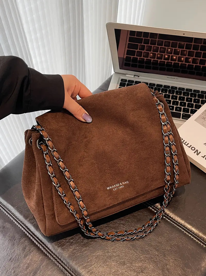 Women's Fall/Winter Suede Shoulder Bag