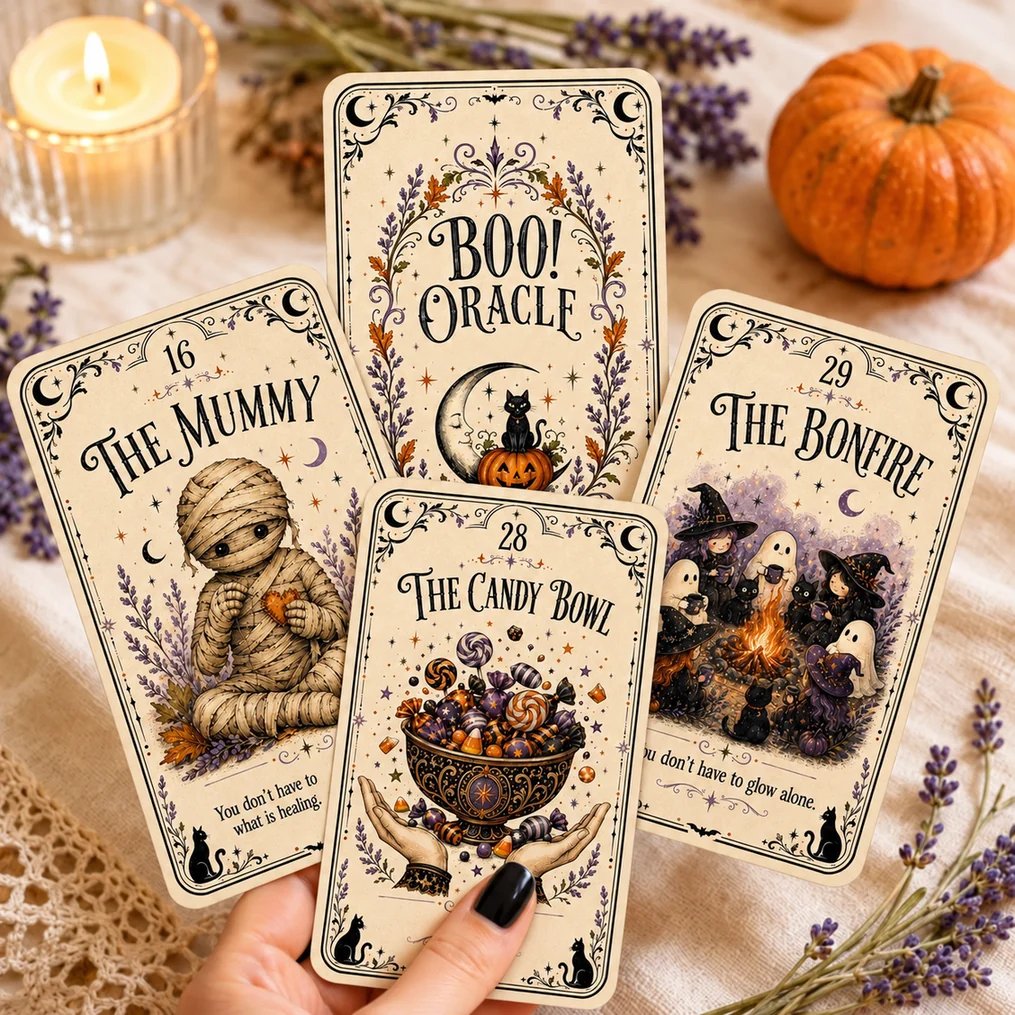 🎃 🔮31 Nights of Halloween™ Oracle Deck | 31 Daily Spooky Messages for October