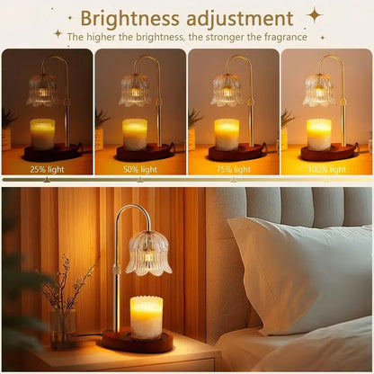 Modern Metal Candle Warmer Lamp