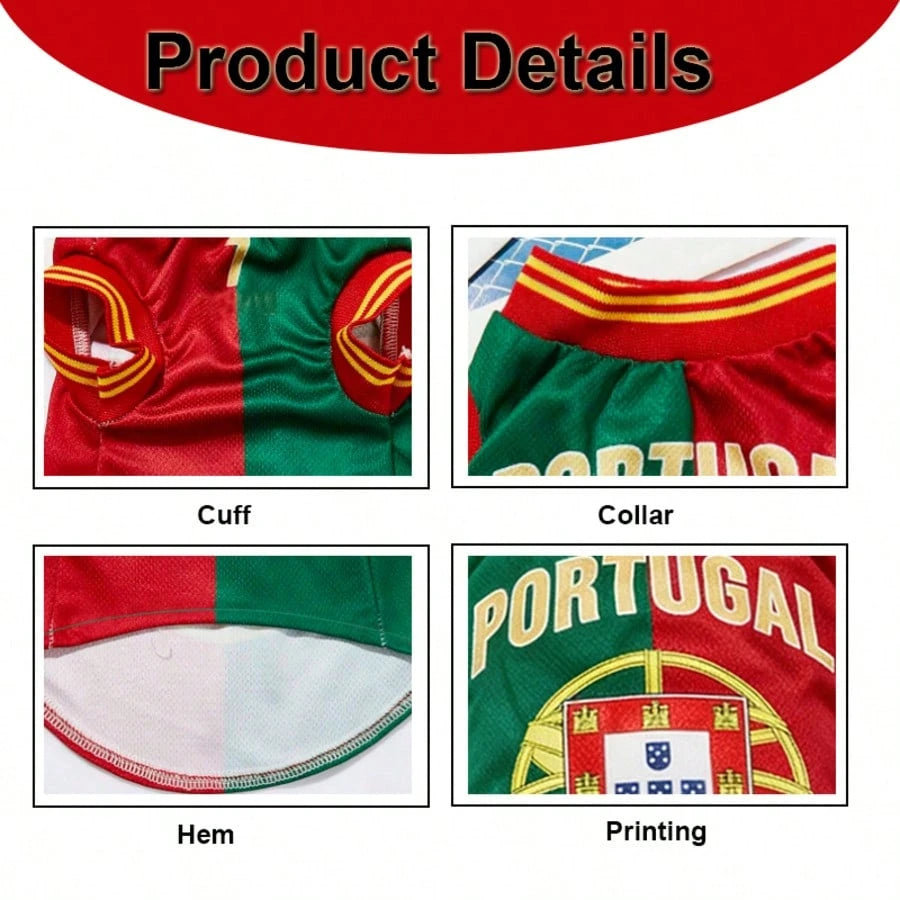 ⚽🐾 2026 North America Football Fan Pet Jersey