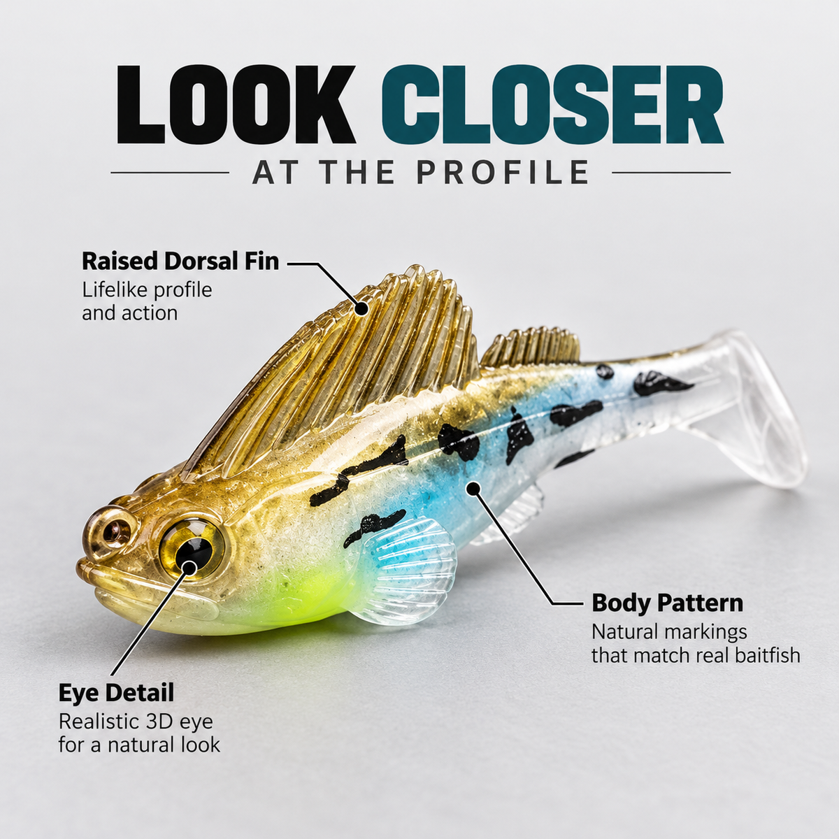🔥HOT SALE🔥5-Piece T-Tail Soft Lure Set with Box